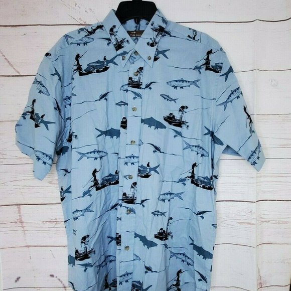 mens shirts with fish designs